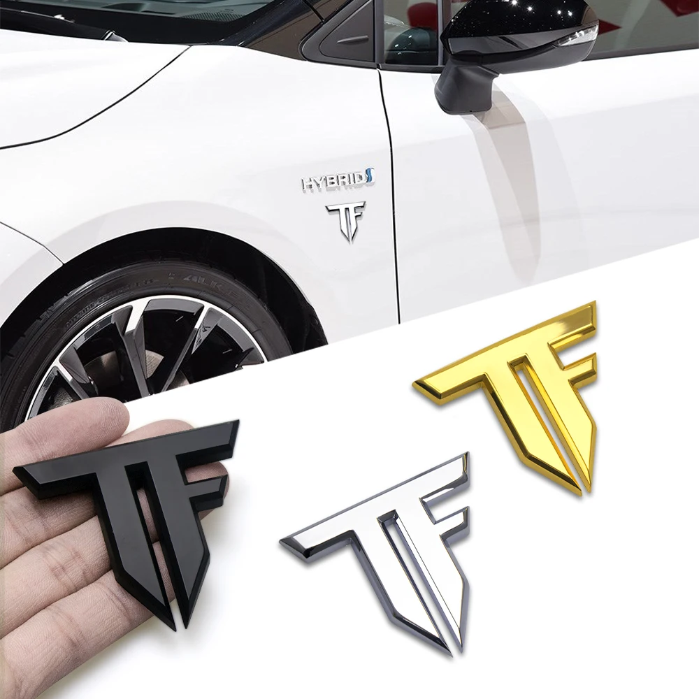 Motorcycle Gear Logo - สติ๊กเกอร์โลหะ 3 มิติ ลายตรา TF สำหรับตกแต่งรถยนต์
