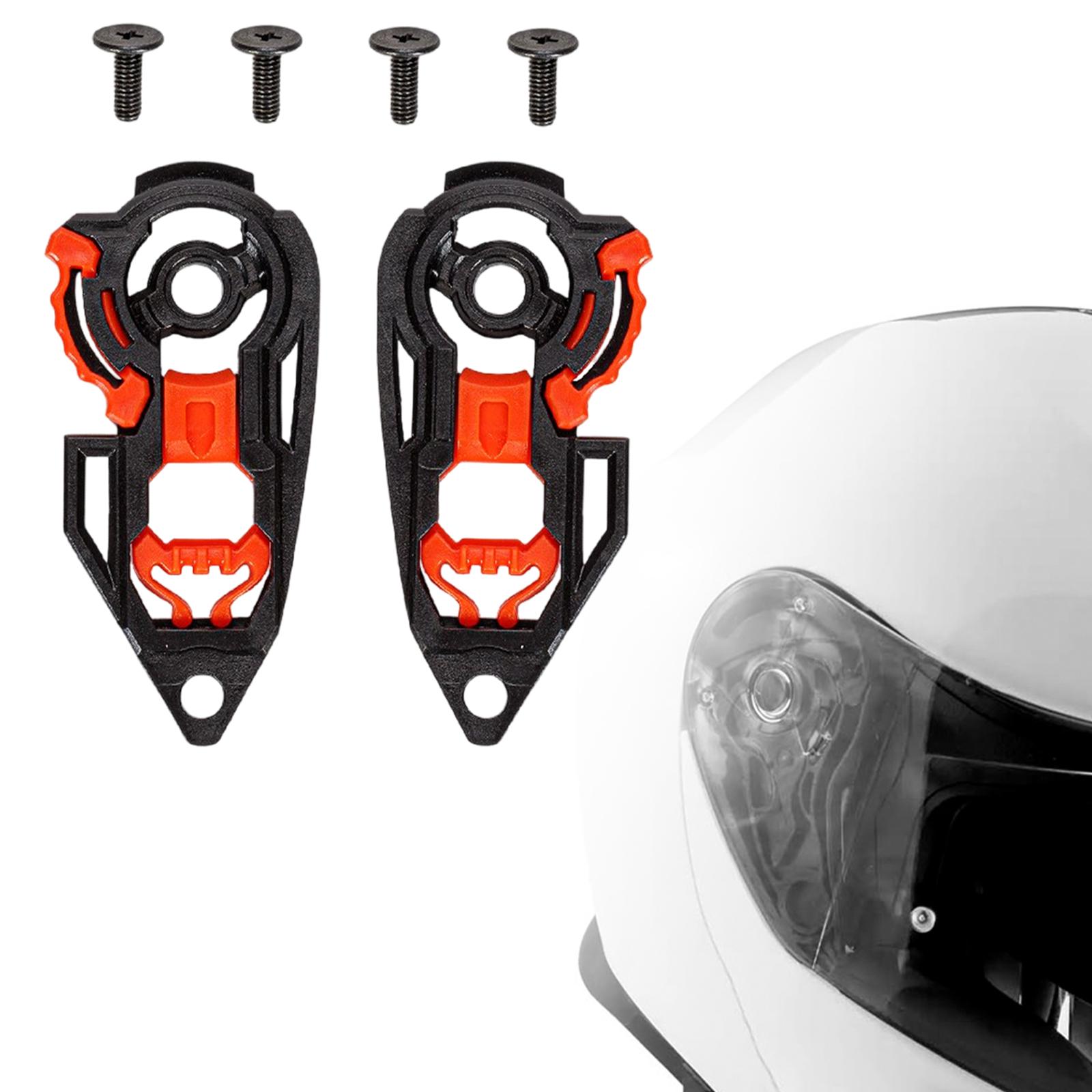 Motorcycle Gear Deals - 2x ชุดฐานเกียร์กระบังหน้าหมวกกันน็อคมอเตอร์ไซค์ชุดอะไหล่ทนทานซ้ายขวาสำหรับฐานหน้ากากหมวกกันน็อค K5 K3sv K1 AGV