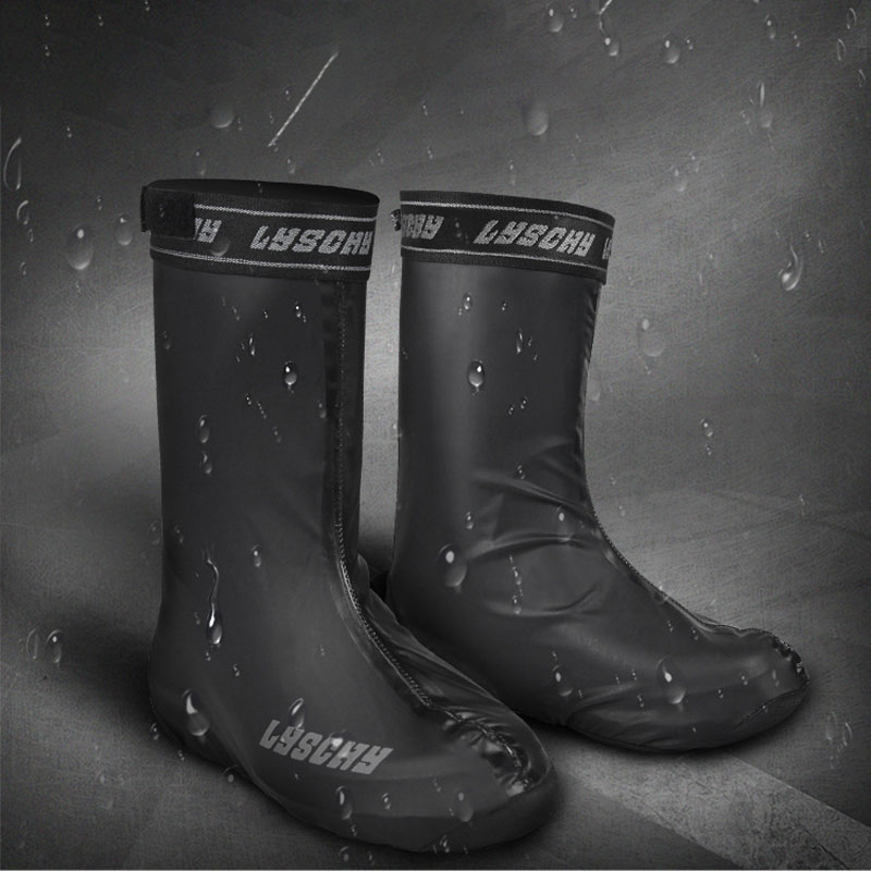 Motorcycle Gear Youtube - รองเท้าบูทกันฝนสำหรับรถจักรยานยนต์แบบท่อสูง กันน้ำ ทนทานต่อการสึกหรอ ใช้ซ้ำได้ อุปกรณ์ป้องกันสำหรับผู้ขับขี่มอเตอร์ไซค์ แบบพับได้