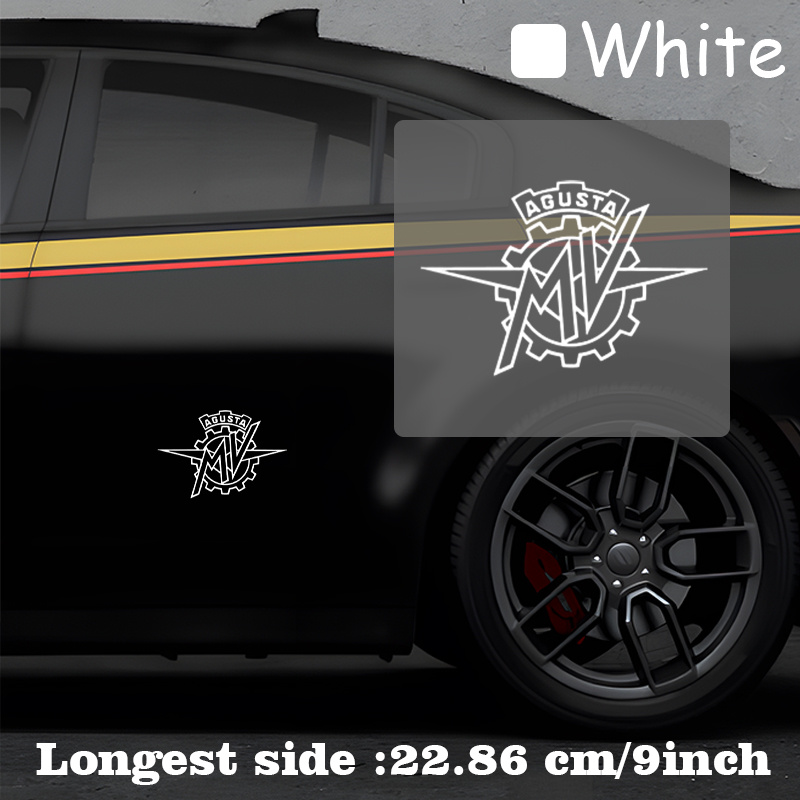 Motorcycle Gear Logo - โลโก้อุปกรณ์มอเตอร์ไซค์สติกเกอร์ไวนิลกันน้ำสำหรับติดกระจกรถยนต์ ตัวถังรถ หมวกกันน็อคมอเตอร์ไซค์ ตกแต่งภายนอกแบบส่วนตัว