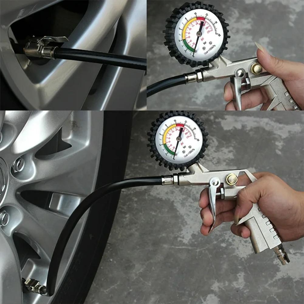 0-16Bar/0-220Psi เครื่องวัดควา - Tyre Pressure Gauge บทวิจารณ์และราคา