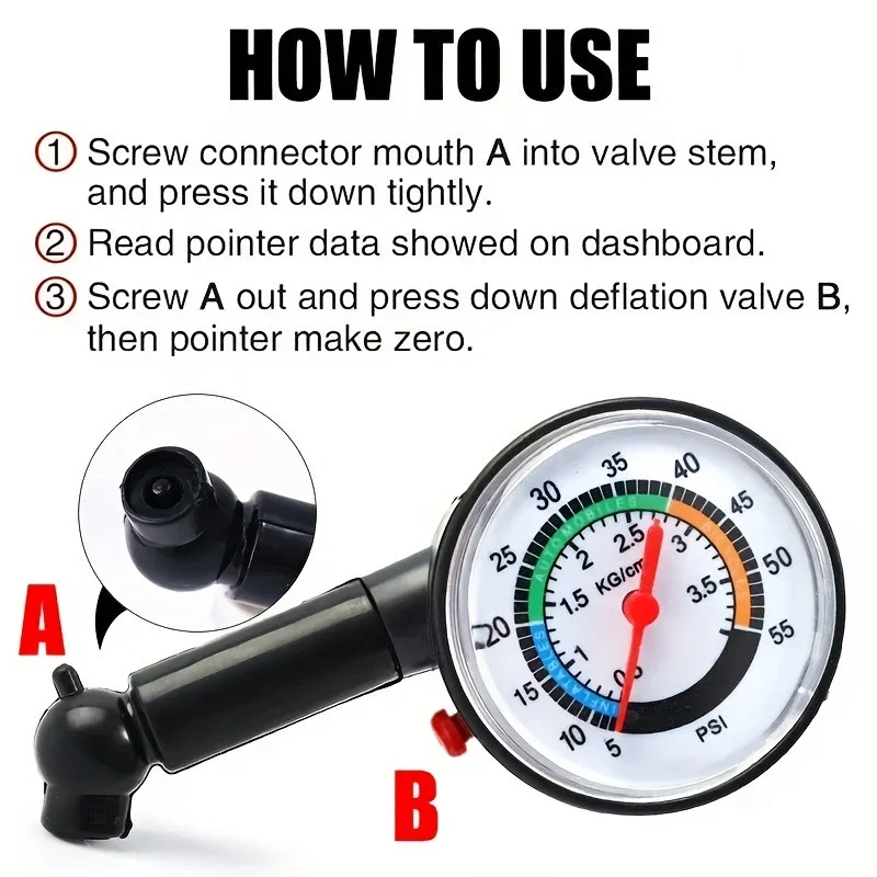 เกจวัดแรงดันลมยางรถยนต์ความแม่ - Tyre Pressure Gauge บทวิจารณ์และราคา