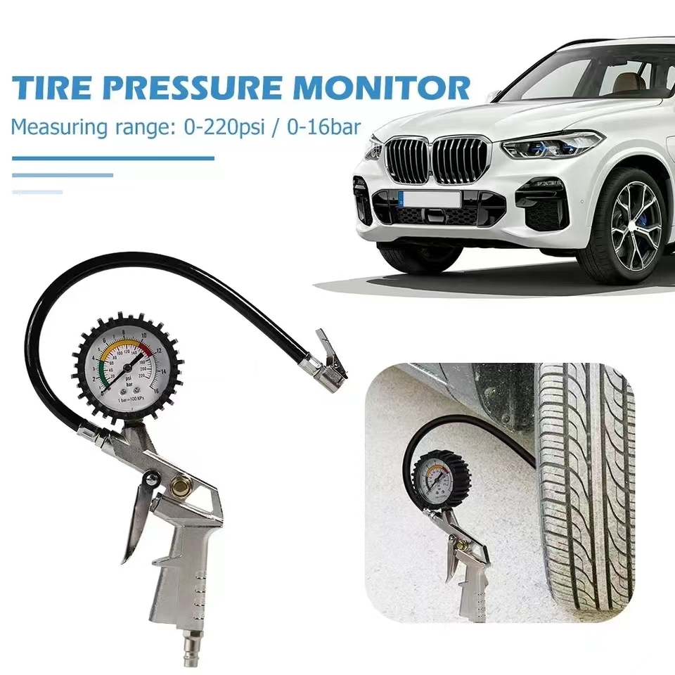 เกจวัดลมยาง 220 PSI พร้อมมาตรว - Tyre Pressure Gauge บทวิจารณ์และราคา