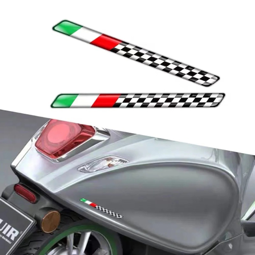 สติ๊กเกอร์รถลายธงชาติอิตาลีแบบ - Motorcycle Gear Logo บทวิจารณ์และราคา
