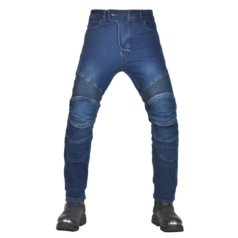 ใหม่วิบากสีดําสีเทากางเกงผู้ชา - Motorcycle Gear Blue บทวิจารณ์และราคา