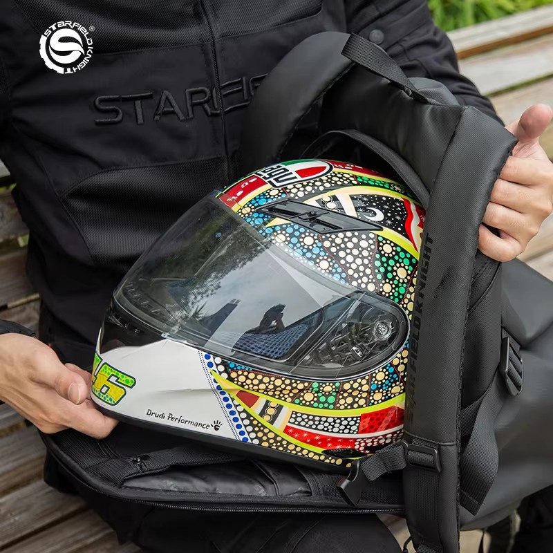 กระเป๋าใส่หมวกกันน็อคมอเตอร์ไซ - Motorcycle Gear Logo บทวิจารณ์และราคา