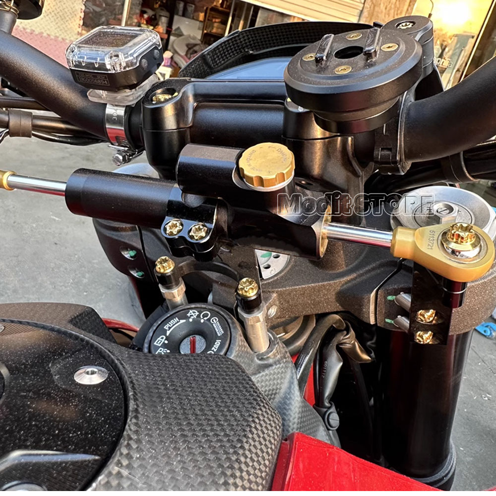 ชุดวงเล็บยึดแดมเปอร์กันโคลงสำห - Motorcycle Gear Airbag บทวิจารณ์และราคา