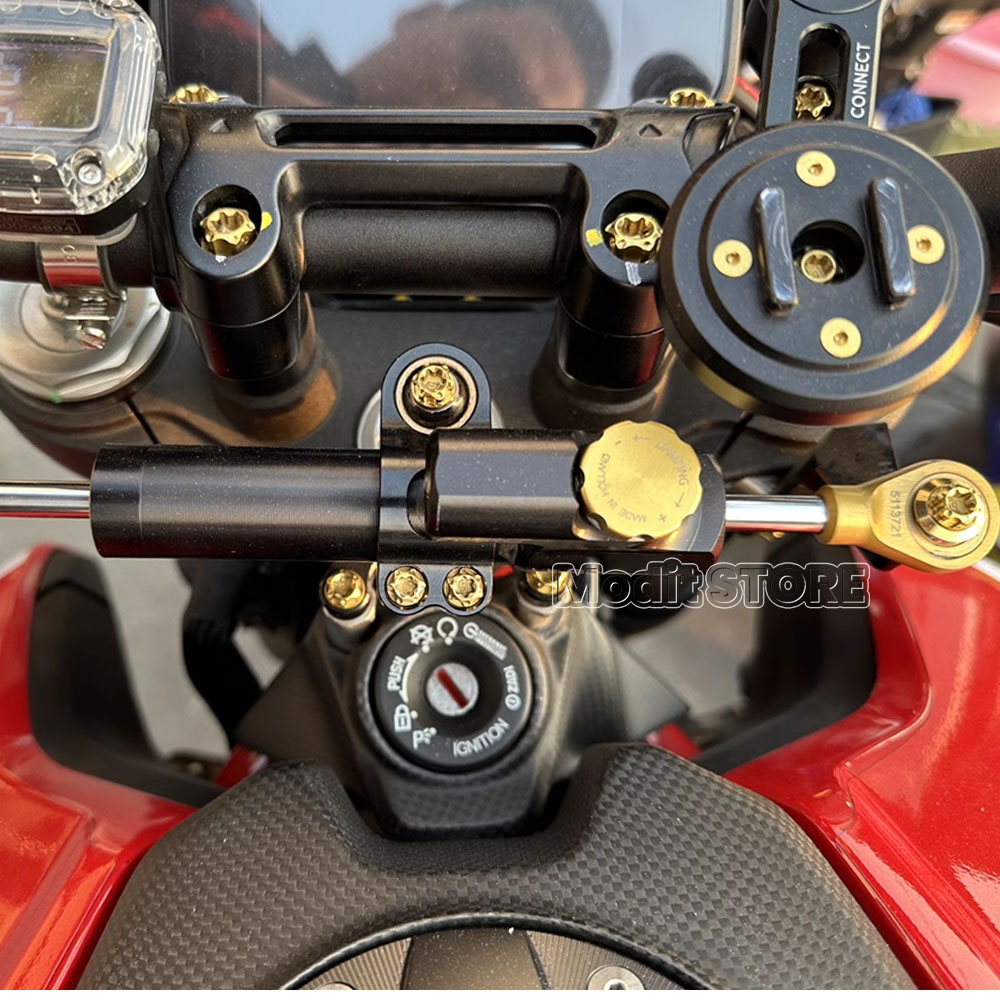 ชุดวงเล็บยึดแดมเปอร์กันโคลงสำห - Motorcycle Gear Airbag บทวิจารณ์และราคา