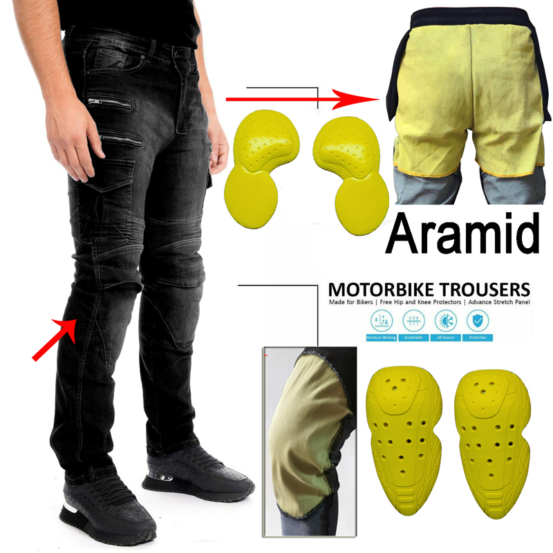 กางเกงมอเตอร์ไซค์สีดำสำหรับผู้ - Motorcycle Gear Blue บทวิจารณ์และราคา
