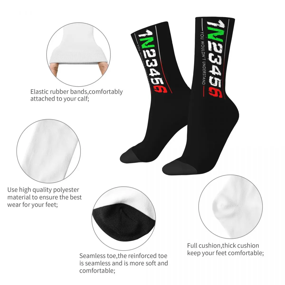All Season Socks 1N23456 Motor - Motorcycle Gear Youtube บทวิจารณ์และราคา