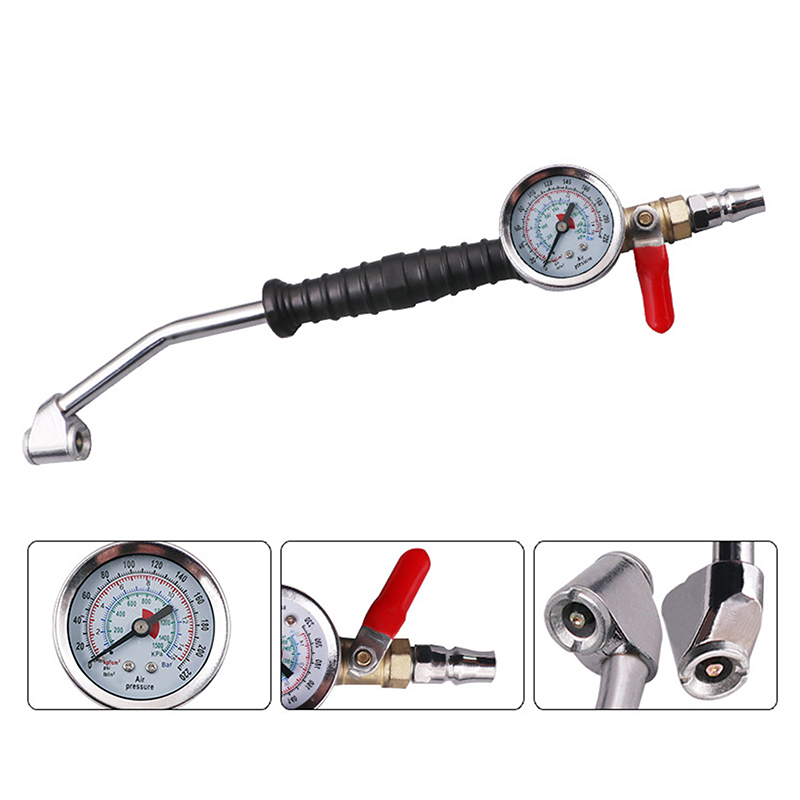 แท่งสูบลมยางสำหรับรถยนต์ รถบรร - Tyre Pressure Gauge บทวิจารณ์และราคา